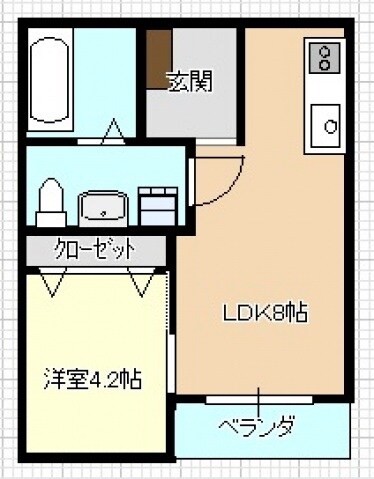 WISTERIAIIの物件間取画像