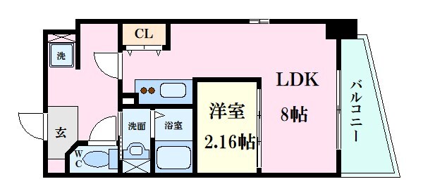 Axis Bldの物件間取画像
