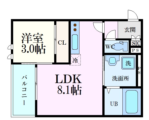 REGALEST 廿日市本町Ⅱの物件間取画像
