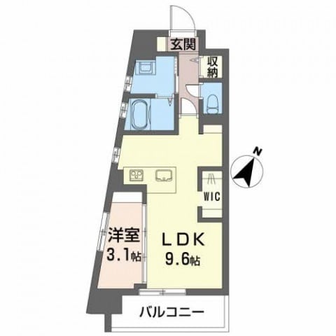 シティーコート上幟町の物件間取画像