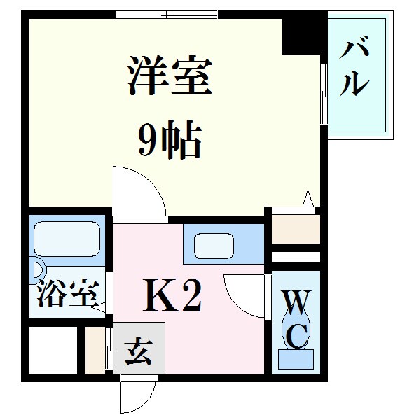 銀山町駅 徒歩3分 5階の物件間取画像