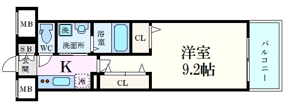 Town tokaichiの物件間取画像