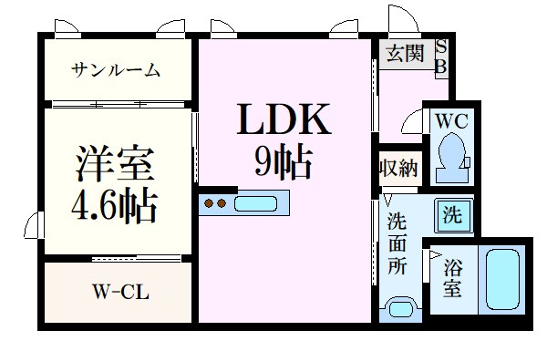 Canal　Courtの物件間取画像