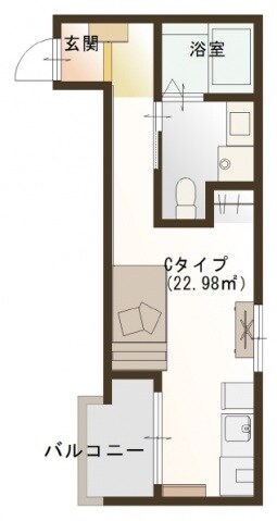 PREGO（プレーゴ）城内の物件間取画像