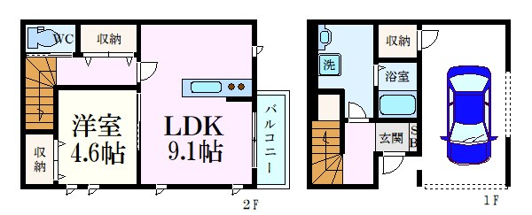 Canal　Court　Gの物件間取画像