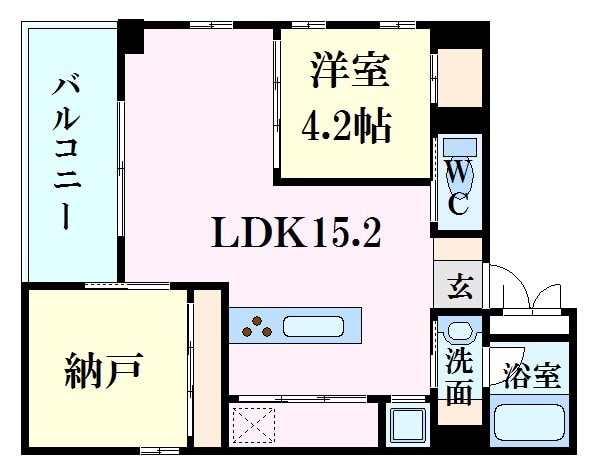 87g YOSHIJIMA ave.の物件間取画像