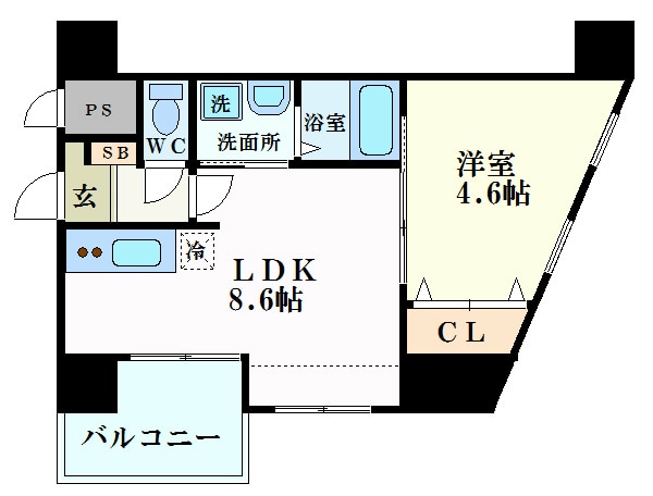 KatayamaBLDG24の物件間取画像