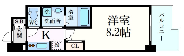 S-RESIDENCE城南通りabreastの物件間取画像