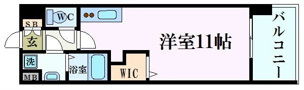 パークフラッツ土橋の物件間取画像