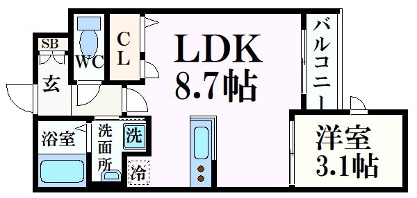 月光南観音零番館の物件間取画像