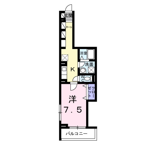 カーサ　フェリーチェ　小瀬の物件間取画像