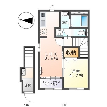 （仮称）スターテラスⅡ戸坂山根の物件間取画像