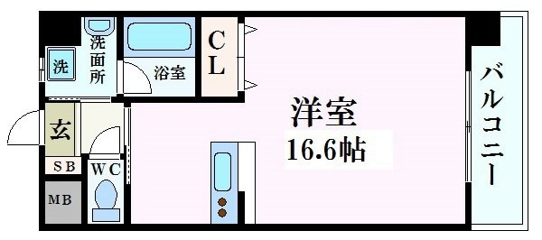 ミロワール舟入の物件間取画像