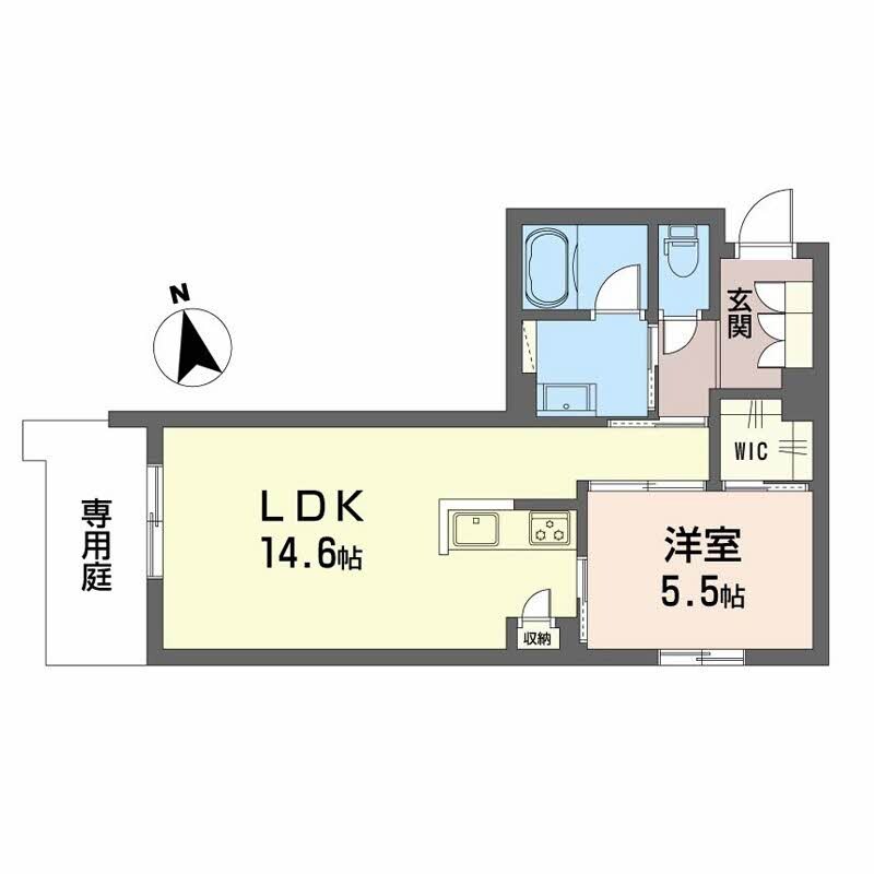 リバーサイドクレドの物件間取画像