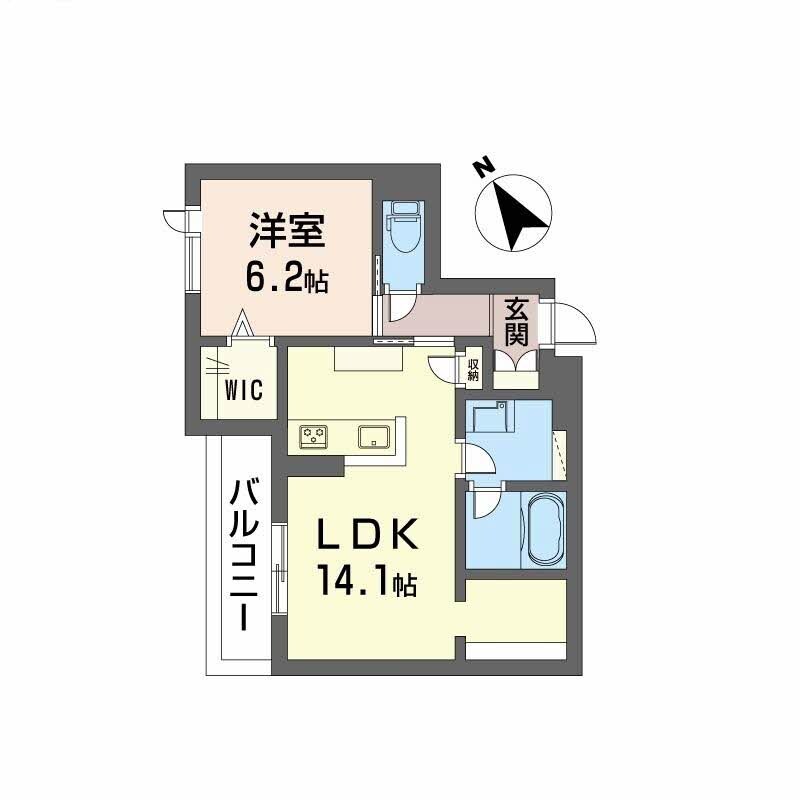 オルタス（ＯＲＴＵＳ）の物件間取画像