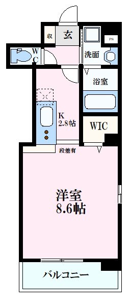 リヴフラッツ皆実町の物件間取画像