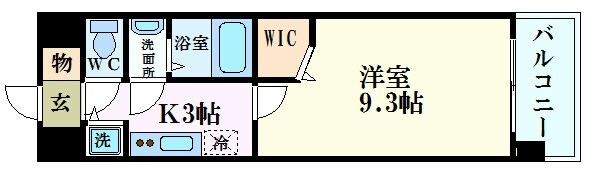 ノーブル広島駅前の物件間取画像