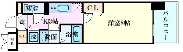 ファビュラス曙の物件間取画像