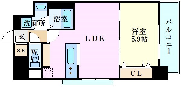 ロータス二葉の里の物件間取画像