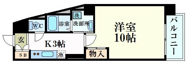 セラム白島九軒町の物件間取画像