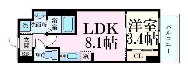 ブランシエスタ河原町の物件間取画像