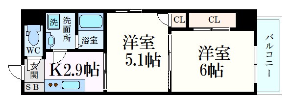 第22やたがいビルの物件間取画像