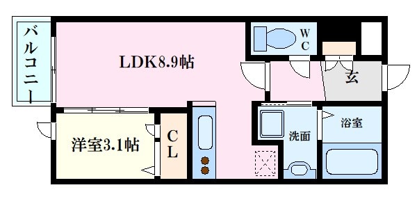 月光江波東弐番館の物件間取画像