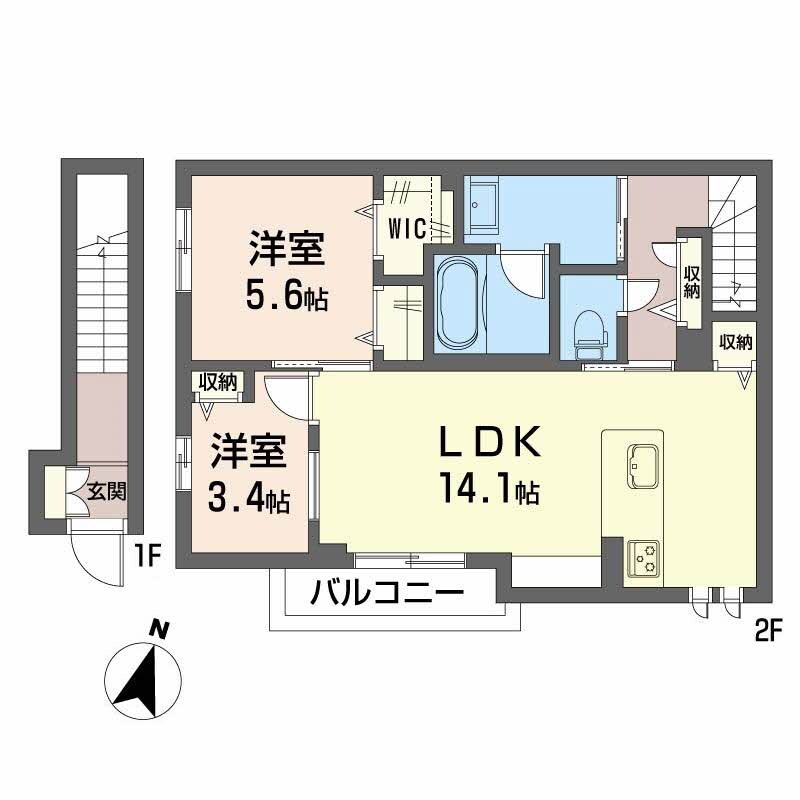 Ｃｅｎｔｒｏ　ｃｏｄａ．Ｍの物件間取画像