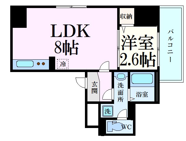 グランディール住吉の物件間取画像