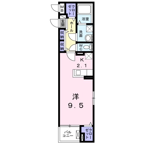 飛燕館の物件間取画像