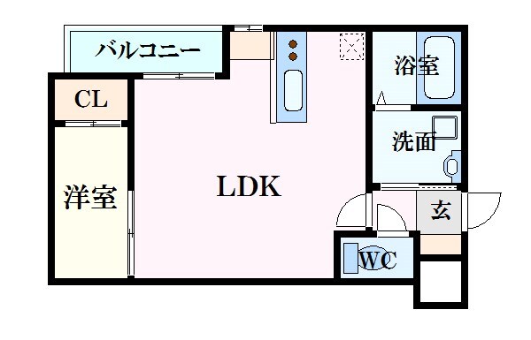 セブンプロート府中町本町の物件間取画像