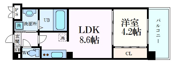 PLACIDO宇品の物件間取画像