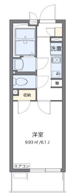 クレイノTMKの物件間取画像