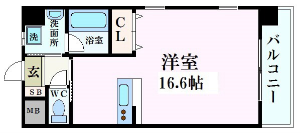 ミロワール舟入の物件間取画像