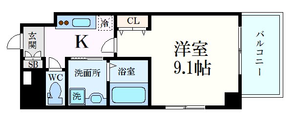 ソアヴィータ祇園大橋の物件間取画像