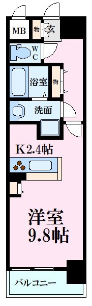 ラルウェンディ縮景園前イーストの物件間取画像