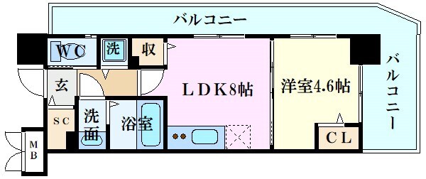 ファビュラス曙の物件間取画像