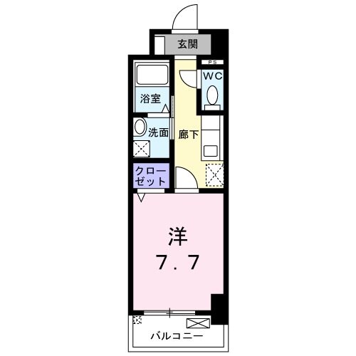 エリタージュK2の物件間取画像