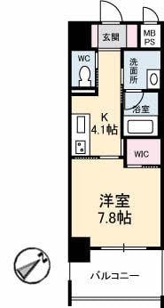 ヴィラシオン段原南の物件間取画像