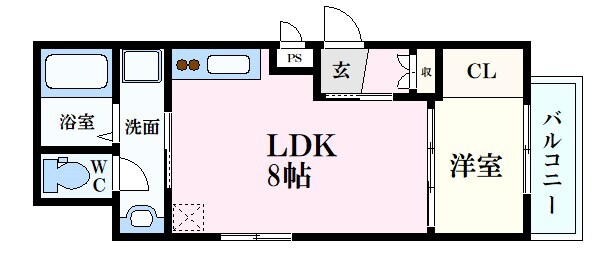 セブンプロート草津東の物件間取画像