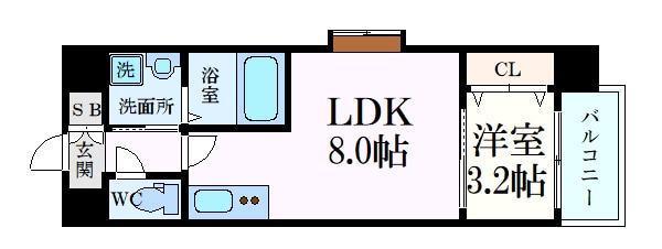 EIGHTVALLEY　CastleSideの物件間取画像