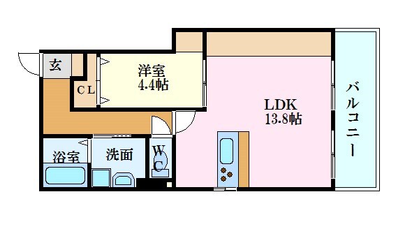 メゾン萩の物件間取画像