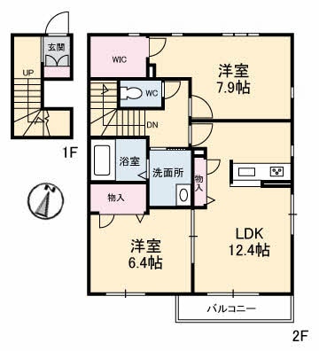 シャーメゾン高須の物件間取画像