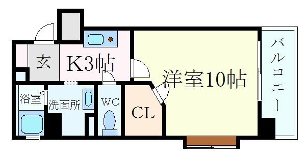 ロアール段原の物件間取画像