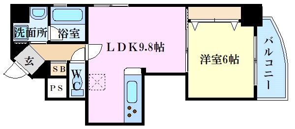 ラブリエ舟入中町の物件間取画像