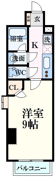 アーバングレース広島の物件間取画像