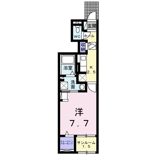 アゲーラ　尾長の物件間取画像