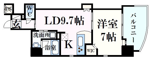 胡町駅 徒歩3分 8階の物件間取画像