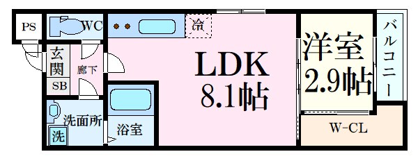 MOVE桜尾本町の物件間取画像