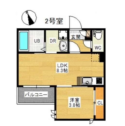 REGALEST 江波山桜の物件間取画像